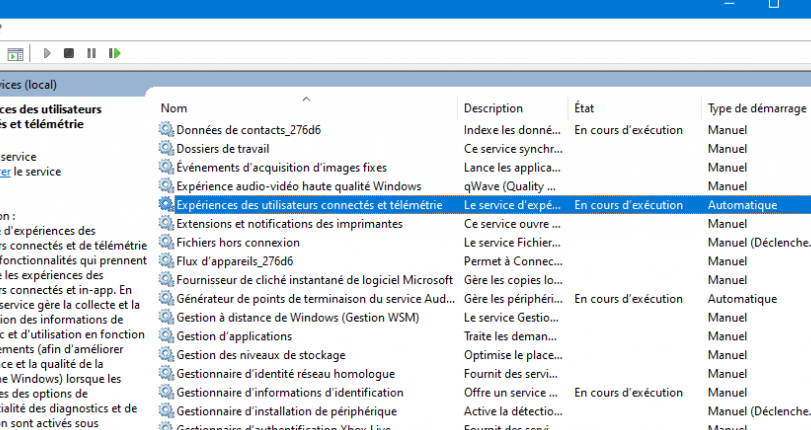 Suppression de la télémètrie (espions)